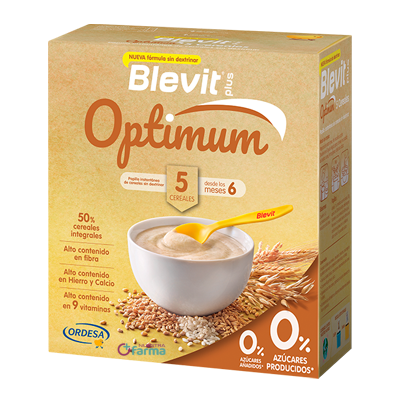 Comprar BLEVIT PLUS OPTIMUM 5 CEREALES 400 G al mejor precio en NuestraFarma, tu farmacia online