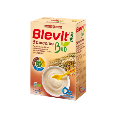 Comprar BLEVIT PLUS 5 CEREALES BIO 250 G al mejor precio en NuestraFarma, tu farmacia online