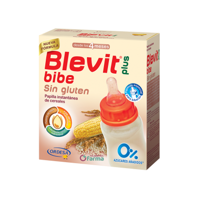 Comprar BLEVIT PLUS BIBE SIN GLUTEN 600 G al mejor precio en NuestraFarma, tu farmacia online