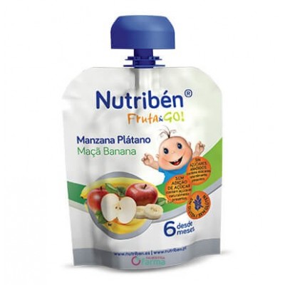 Comprar NUTRIBEN FRUTA & GO MANZANA Y PLATANO 90 G al mejor precio en NuestraFarma, tu farmacia online