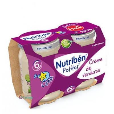 Comprar NUTRIBEN POTITO CENA CREMA DE VERDURAS 2 X 190 G al mejor precio en NuestraFarma, tu farmacia online
