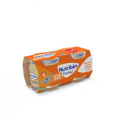 Comprar NUTRIBEN POTITO MANZANA, NARANJA, PLATANO Y PERA 2 X 120 G al mejor precio en NuestraFarma, tu farmacia online