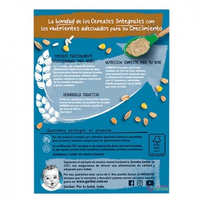 Comprar GERBER 8 CEREALES FRUTA 250 G al mejor precio en NuestraFarma, tu farmacia online
