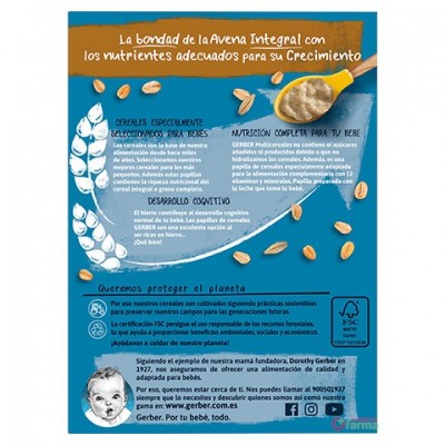 Comprar GERBER MULTICEREALES 0% AZUCARES 250 G al mejor precio en NuestraFarma, tu farmacia online