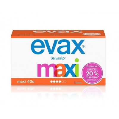 Comprar EVAX SALVASLIP COTTONLIKE MAXI 40 U al mejor precio en NuestraFarma, tu farmacia online