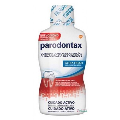 Comprar PARODONTAX EXTRA FRESH COLUTORIO 500 ML al mejor precio en NuestraFarma, tu farmacia online