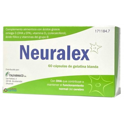 Comprar NEURALEX 60 CAPSULAS al mejor precio en NuestraFarma, tu farmacia online