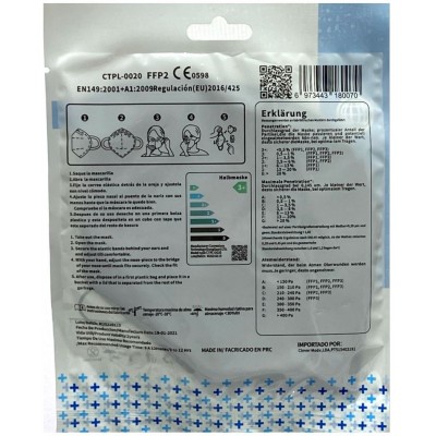Comprar MASCARILLA FFP2 NR NEGRA 1 UNIDAD al mejor precio en NuestraFarma, tu farmacia online