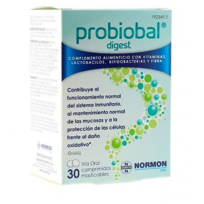 Comprar PROBIOBAL DIGEST 30 COMPRIMIDOS MASTICABLES al mejor precio en NuestraFarma, tu farmacia online