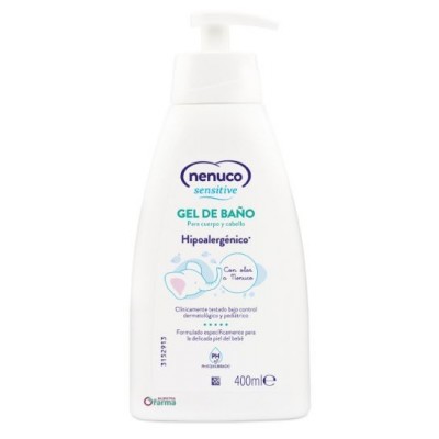 Comprar NENUCO SENSITIVE GEL DE BAÑO 400 ML al mejor precio en NuestraFarma, tu farmacia online