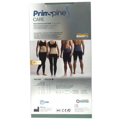 Comprar PRIMSPINE CARE FAJA LUMBOSACRA CRUZE LUMBAR PRS610BG TALLA S COLOR BEIGE al mejor precio en NuestraFarma, tu farmacia online