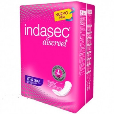 Comprar INDASEC DISCREET EXTRA 20 U al mejor precio en NuestraFarma, tu farmacia online