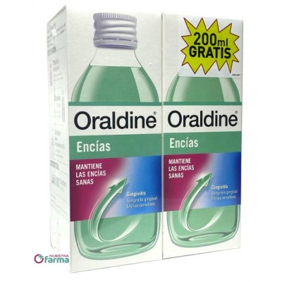 Comprar ORALDINE ENCIAS ENJUAGUE BUCAL 400 ML + 400 ML al mejor precio en NuestraFarma, tu farmacia online
