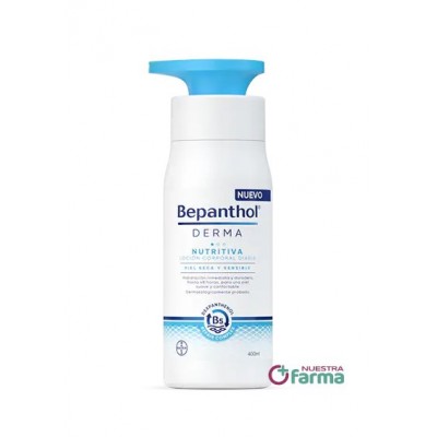 Comprar BEPANTHOL DERMA NUTRITIVA LOCION CORPORAL DIARIA 400 ML al mejor precio en NuestraFarma, tu farmacia online