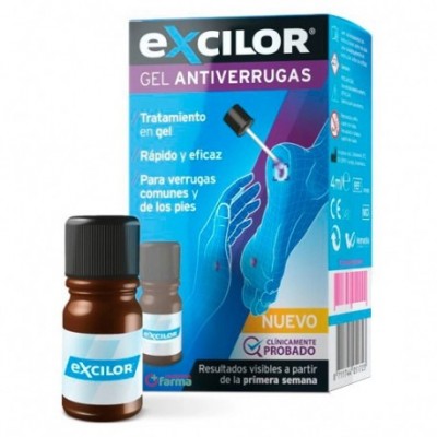 Comprar EXCILOR GEL ANTIVERRUGAS 4 ML al mejor precio en NuestraFarma, tu farmacia online