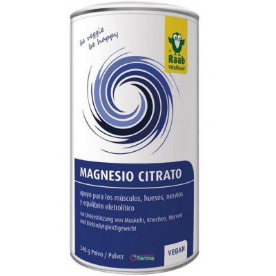 Comprar RAAB VITALFOOD CITRATO DE MAGNESIO 340 G al mejor precio en NuestraFarma, tu farmacia online