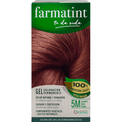 Comprar FARMATINT 5M TONO CASTAÑO CLARO CAOBA 135 ML al mejor precio en NuestraFarma, tu farmacia online