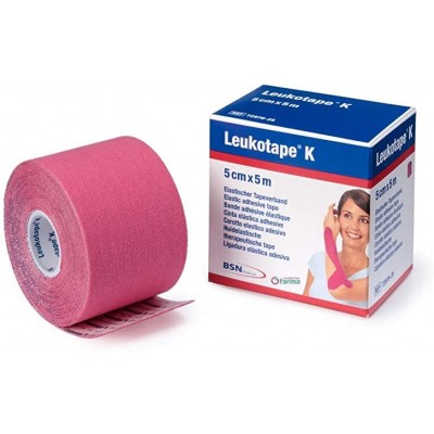 Comprar LEUKOTAPE K VENDAJE NEUROMUSCULAR 5 M X 5 CM COLOR ROSA al mejor precio en NuestraFarma, tu farmacia online