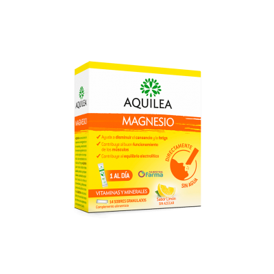 Comprar AQUILEA MAGNESIO 14 SOBRES GRANULADO 3 G al mejor precio en NuestraFarma, tu farmacia online