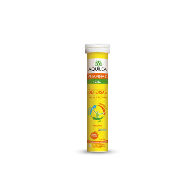 Comprar AQUILEA VITAMINA C +ZINC 14 COMPRIMIDOS EFERVESCENTES al mejor precio en NuestraFarma, tu farmacia online