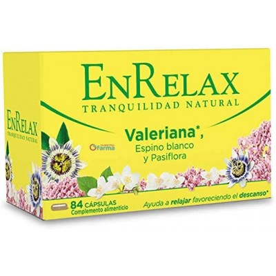 Comprar ENRELAX VALERIANA 84 CAPSULAS al mejor precio en NuestraFarma, tu farmacia online