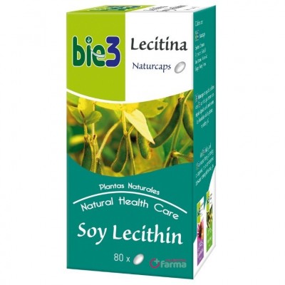Comprar BIE3 LECITINA DE SOJA NATURCAPS 80 CAPSULAS al mejor precio en NuestraFarma, tu farmacia online