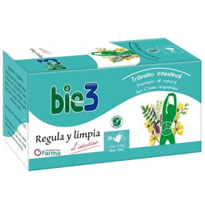 Comprar BIE3 REGULA Y LIMPIA 25 FILTROS al mejor precio en NuestraFarma, tu farmacia online