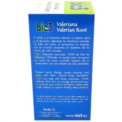 Comprar BIE3 VALERIANA 80 CAPSULAS al mejor precio en NuestraFarma, tu farmacia online