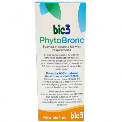 Comprar BIE3 PHYTOBRONC NIÑOS 150 ML al mejor precio en NuestraFarma, tu farmacia online