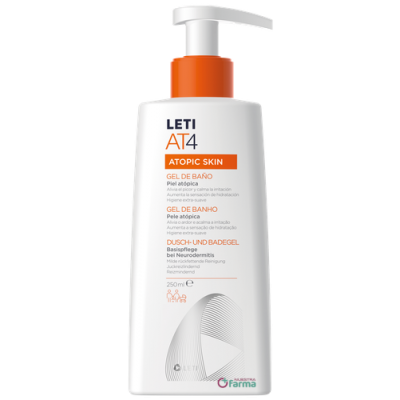 Comprar LETIAT4 GEL DE BAÑO 250 ML al mejor precio en NuestraFarma, tu farmacia online