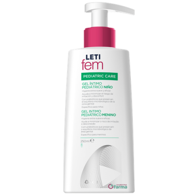 Comprar LETIFEM GEL INTIMO PEDIATRICO NIÑO 250 ML al mejor precio en NuestraFarma, tu farmacia online