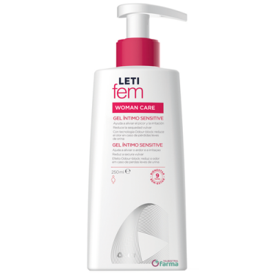 Comprar LETIFEM GEL INTIMO SENSITIVE 250 ML al mejor precio en NuestraFarma, tu farmacia online