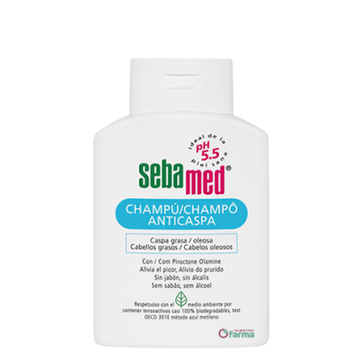 Comprar SEBAMED CHAMPU DERMATOLOGICO ANTICASPA 200 ML al mejor precio en NuestraFarma, tu farmacia online