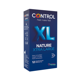 CONTROL NATURE XL PRESERVATIVOS 12 UNIDADES