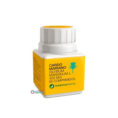 Comprar BOTANICAPHARMA CARDO MARIANO 400 MG 60 COMPRIMIDOS al mejor precio en NuestraFarma, tu farmacia online