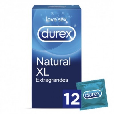 Comprar DUREX NATURAL XL PRESERVATIVOS 12 UNIDADES al mejor precio en NuestraFarma, tu farmacia online