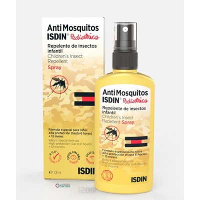 Comprar ISDIN ANTIMOSQUITOS PEDIATRICS SPRAY 100 ML al mejor precio en NuestraFarma, tu farmacia online