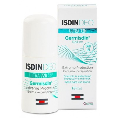 Comprar ISDINDEO ULTRA 72H GERMISDIN ROLL ON 40 ML al mejor precio en NuestraFarma, tu farmacia online