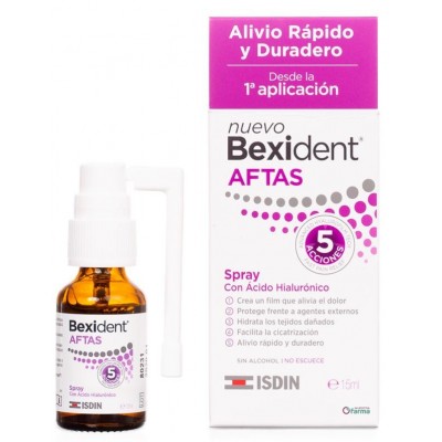 Comprar BEXIDENT AFTAS SPRAY BUCAL 15 ML al mejor precio en NuestraFarma, tu farmacia online