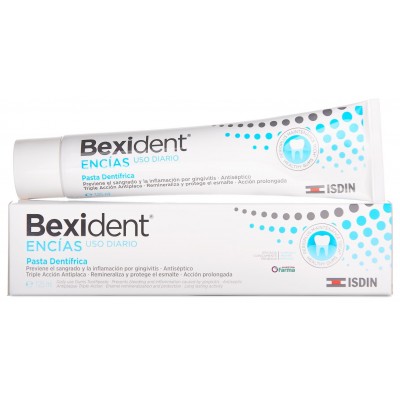 Comprar BEXIDENT ENCIAS USO DIARIO PASTA DENTAL 125 ML al mejor precio en NuestraFarma, tu farmacia online