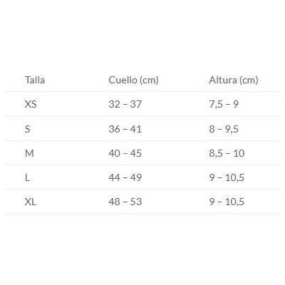 Comprar COLLARIN REGULABLE EN ALTURA PRIM E41 TALLA XS al mejor precio en NuestraFarma, tu farmacia online